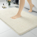 LOCHAS Luxury Bathroom Rug Shaggy Bath Mat 24 x 36 Inch, Washable Non Slip Bath by LOCHAS