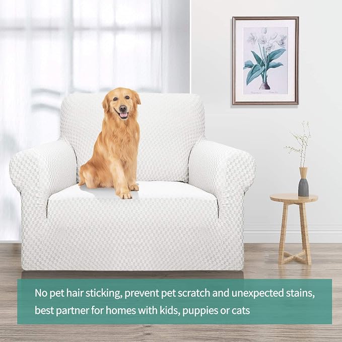YEMYHOM Couch Cover Latest Jacquard Design High Stretch Sofa Chair Covers - Image 2