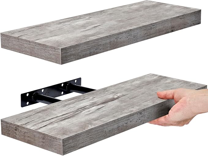 Sorbus Floating Shelves for Wall – 16 Inch Floating Shelf for Kitchen, Living - Image 9