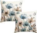 AVOIN colorlife Poppy Flowers Chinoiserie Throw Pillow Covers, 18 x 18 Inch by AVOINcolorlife