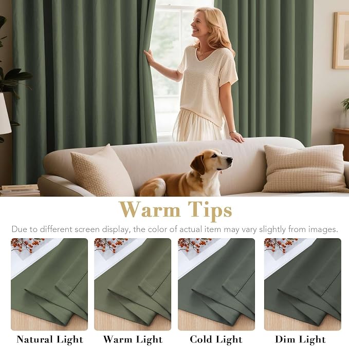 H.VERSAILTEX Blackout Window Treatment Curtains/Panels, Thermal Insulated Room - Image 5