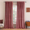 MIULEE Velvet Curtains 108 inches Long 2 Panels by MIULEE