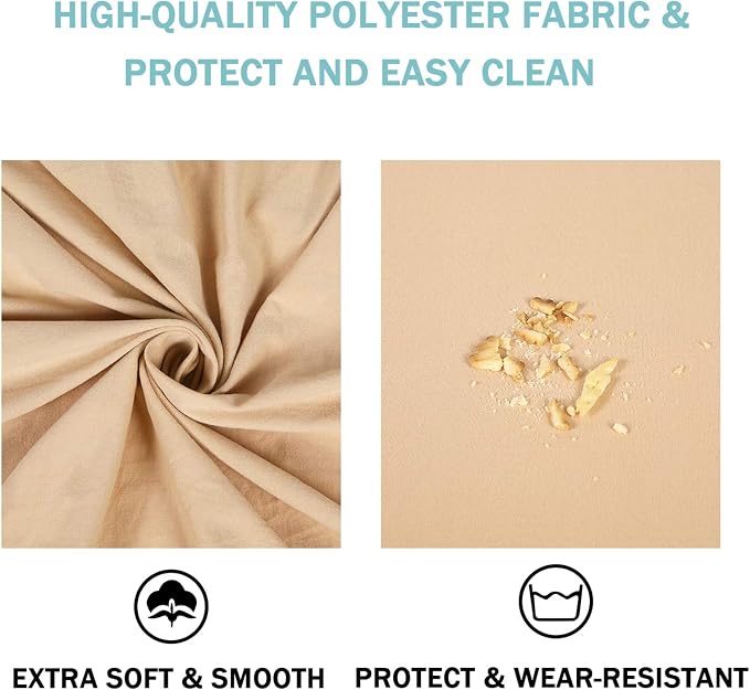 hyha Couch Covers, Chair/Sofa Covers, 2 Pieces, Armchair Slipcover, Separate - Image 3
