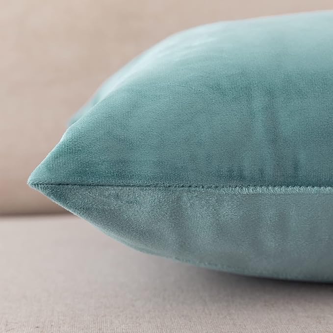 NiNi ALL Decorative Throw Pillow Covers Pack of 2, Velvet Cushion Case - Image 6