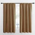 NICETOWN Bedroom Curtains Blackout Draperies, 1 Pair, 34-inch W x 63-inch L by NICETOWN