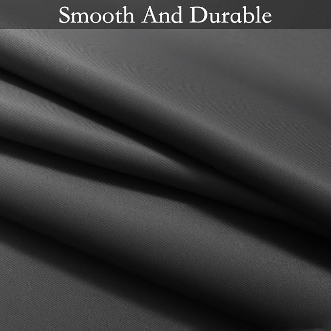 SimpleHome Ombre Room Darkening Curtains 36 inches Length - Image 6