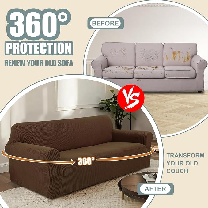Stretch Couch Cover Washable Sofa Slipcover Furniture Protector - Image 4