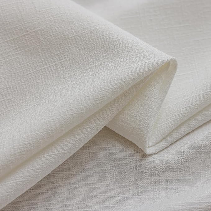 VisionaryHomeDesign White Linen Curtain Panels - Image 9