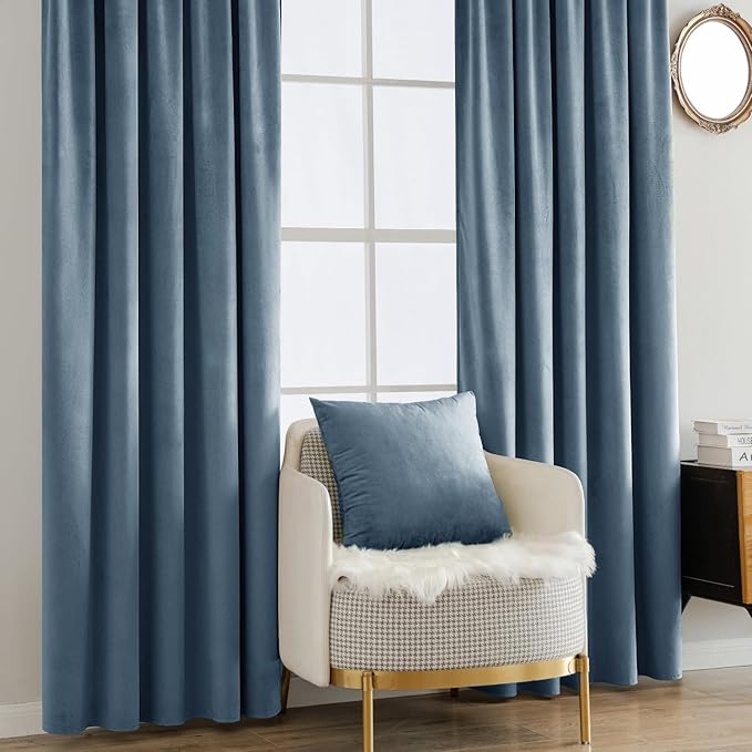 MIULEE Velvet Curtains 108 inches - Image 6