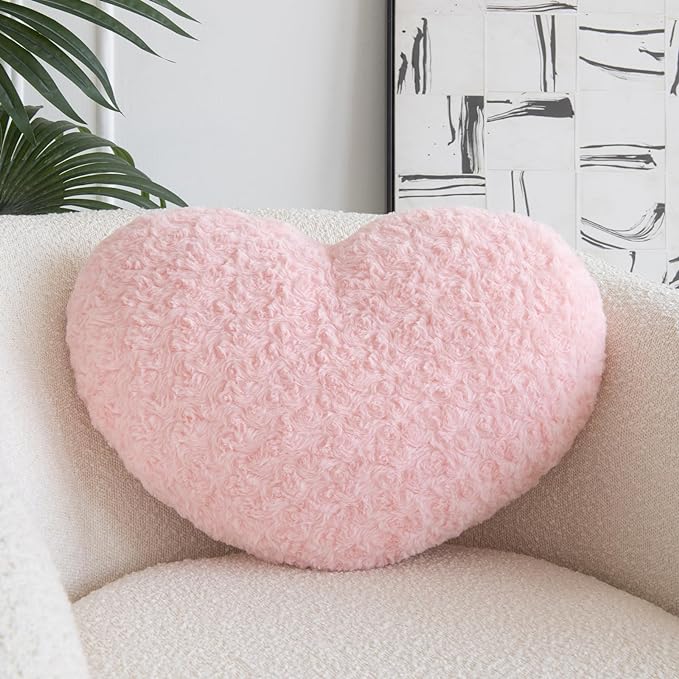 Heart Pillow, Soft Heart Shaped Pillow by ZCNYCLAM