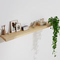 Solid Wood Floating Shelves For Wall, 55”W x 9”D x 1.56”H Large Wall Shelves by Marsmiles