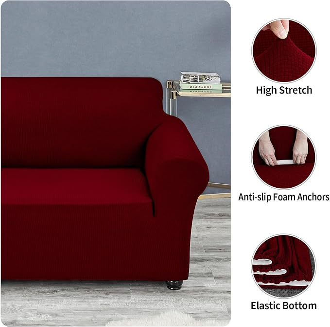 Joccun Christmas Stretch Chair Couch Cover, 1-Piece Sofa Slipcover Spandex - Image 5