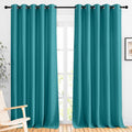 NICETOWN Peacock Teal Blackout Living Room Curtains, Grommet Thermal Curtains by NICETOWN