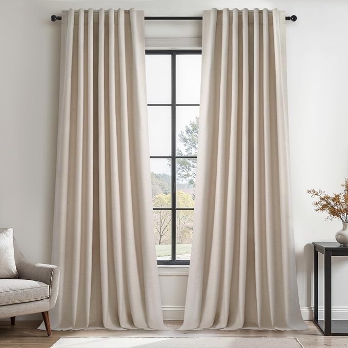 Topfinel Extra Long 132 Inch 100% Blackout Curtains by Topfinel
