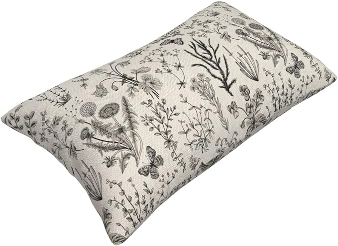 AEIOAE Spring Pillow Covers 12x20 Inch Set of 2, Seasonal Floral Outdoor - Image 6