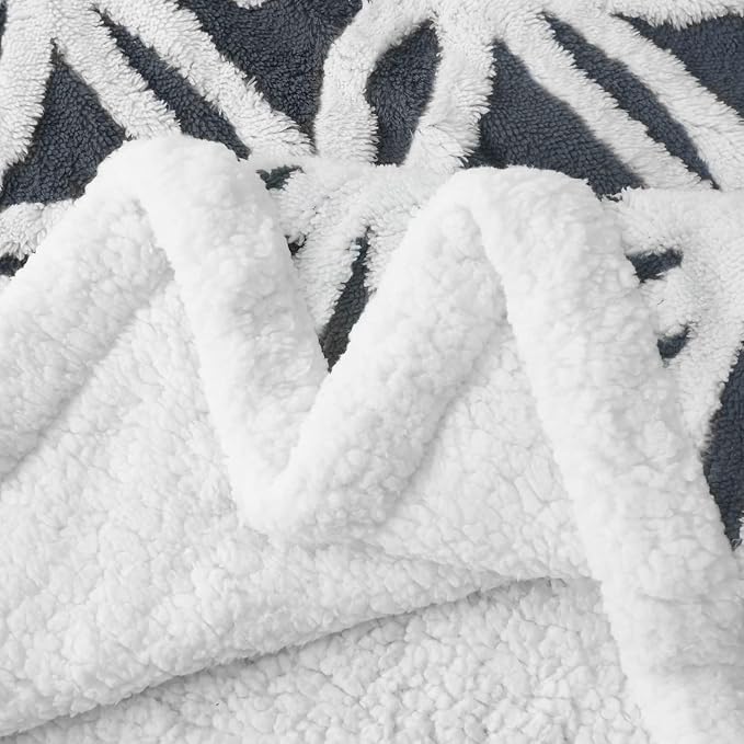 LOMAO Sherpa Fleece Blanket for Mom Cozy Soft Throw Blanket for Women Men - Image 3