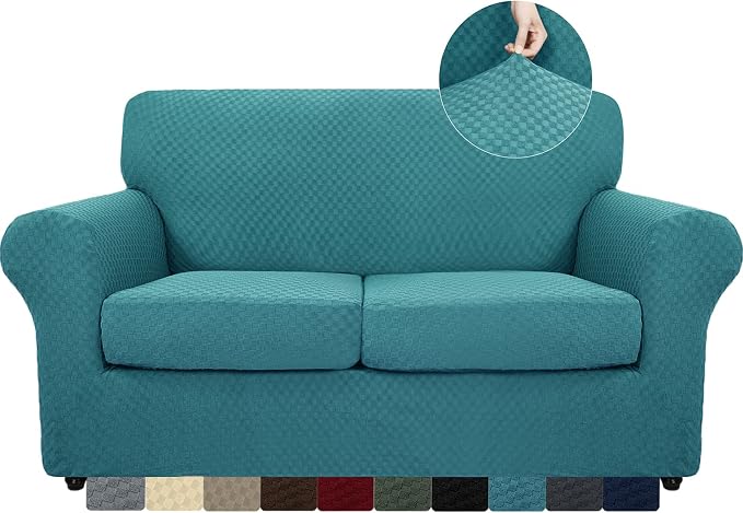 MAXIJIN 3 Piece Jacquard Couch Covers by MAXIJIN