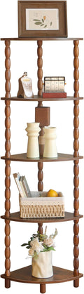 MaxSmeo Corner Shelf, 5-Tier Corner Bookshelf by MaxSmeo
