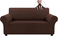 Asnomy Sofa Covers for 2 Cushion Couch Stretch loveseat Covers Slipcovers by Asnomy