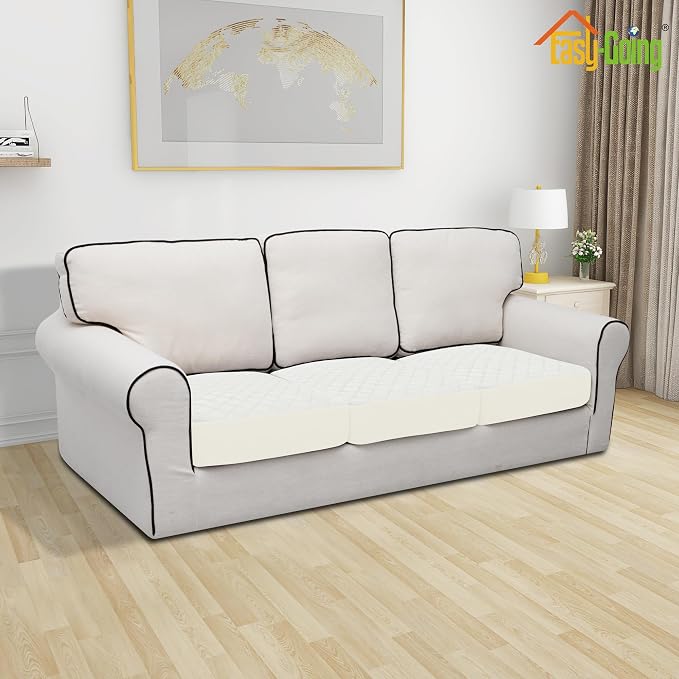 Easy-Going Waterproof Couch Cushion Covers, Non-Slip Leakproof Sofa Seat - Image 2