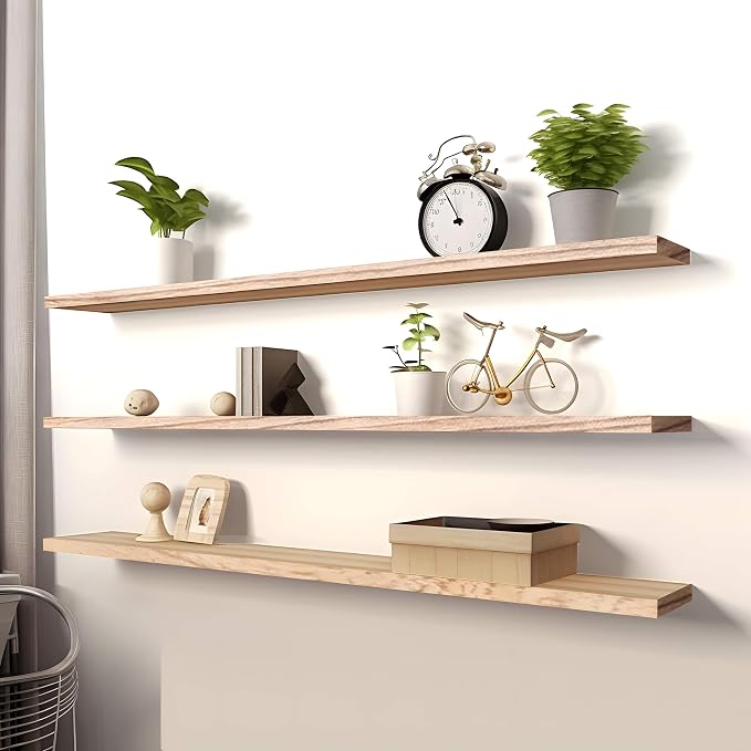 PHPH 48 Inch Wood Floating Shelves - Image 7