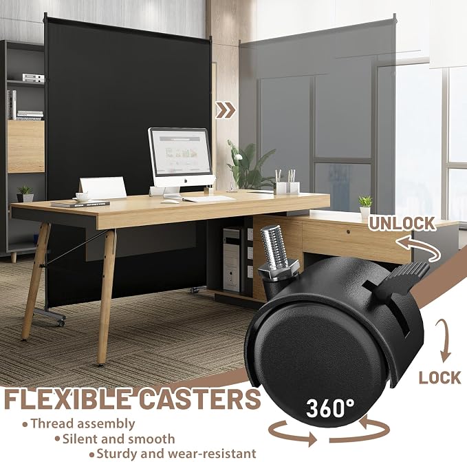 Single Panel Room Divider/Privacy Screen - Image 3