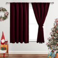 JIUZHEN Christmas Blackout Curtains by JIUZHEN