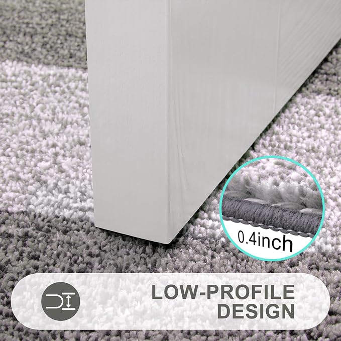 Kitinjoy Indoor Outdoor Door Mat, 48x32 Non-Slip Absorbent Dirt Trapper - Image 4