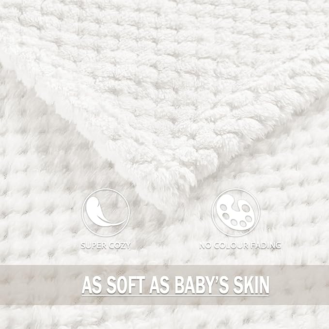 Exclusivo Mezcla Fleece Throw Blanket Extra Large, Super Soft and Warm Blankets - Image 5