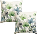 AVOIN colorlife Poppy Flowers Chinoiserie Throw Pillow Covers, 18 x 18 Inch by AVOINcolorlife