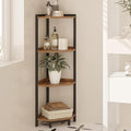 Hzuaneri Corner Shelf Stand, Corner Bookshelf, Storage Standing Shelf Unit by Hzuaneri
