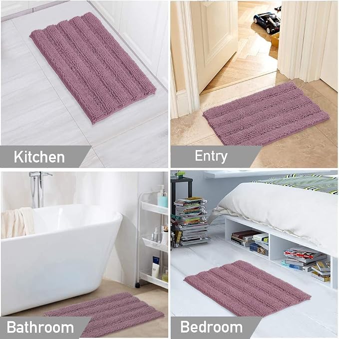 Turquoize Luxury Chenille Bath Rug - Image 6