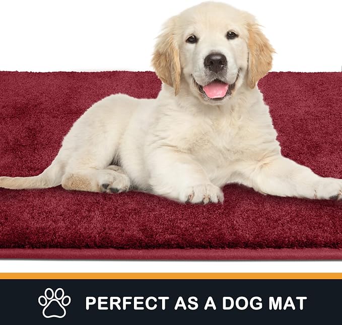 PURRUGS Dirt Trapping Door Mat 31.5" x 70", Non-Slip Machine Washable Entryway - Image 6