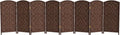 Red Lantern 3 ft. Short Diamond Weave Fiber Folding Screen by RedLantern