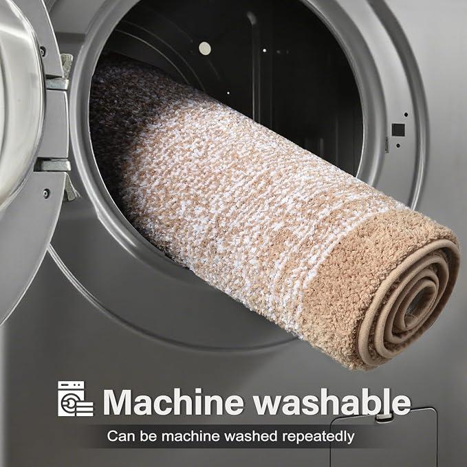 36x24 Large Bathroom Rugs Washable Non Slip, Soft Absorbent Quick Dry Mats - Image 9