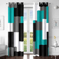 Tyrot Teal/Turquoise 100% Blackout Curtains by TyrotHomeDecor