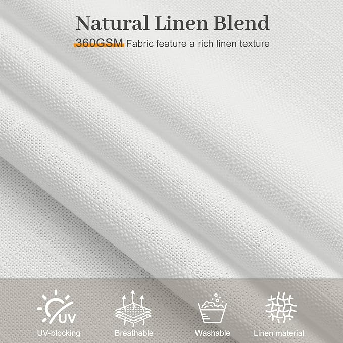 Snow White Pinch Pleated Curtains 96 inches long - Image 5
