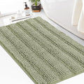 Turquoize Chenille Bath Rugs Shaggy Bathroom Rugs Non Slip Bath Mat by Turquoize