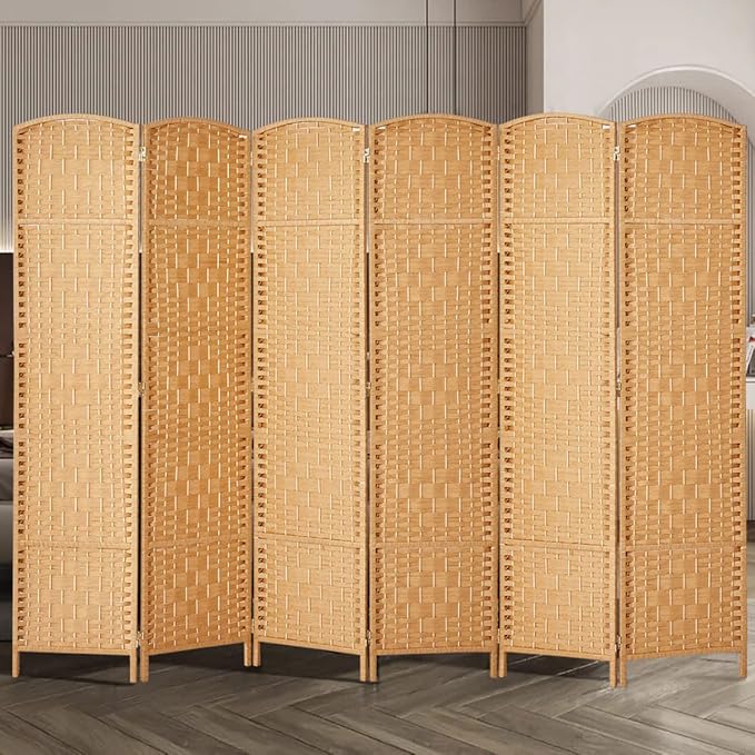 Rose Home Fashion Room Divider, 6 ft Tall Room Dividers and Folding Privacy - Image 2