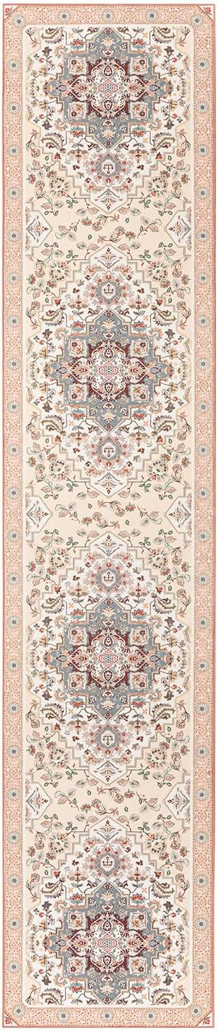 Phantoscope Washable Runner Rug 2'x10' Non-Slip, Vintage Boho Hallway Rugs - Image 3