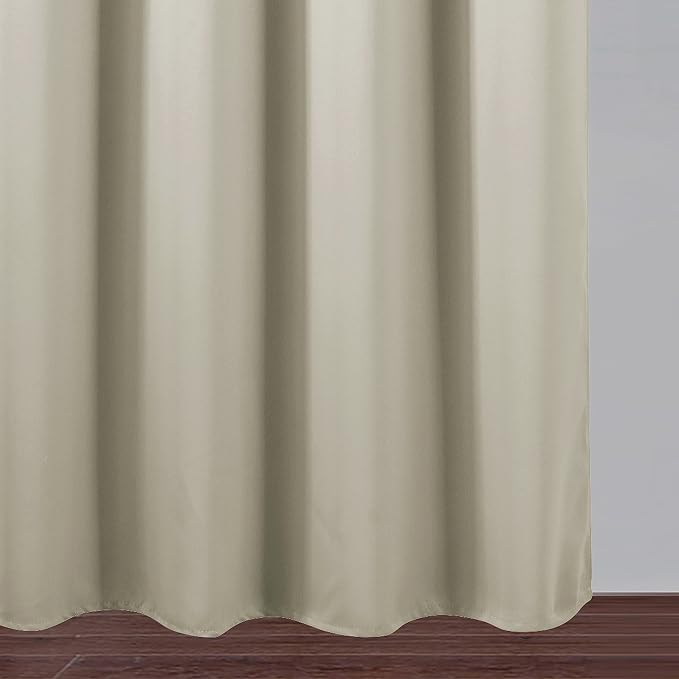 LEMOMO Light Beige Thermal Blackout Curtains/42 x 84 Inch/Set of 2 Panels Room - Image 9
