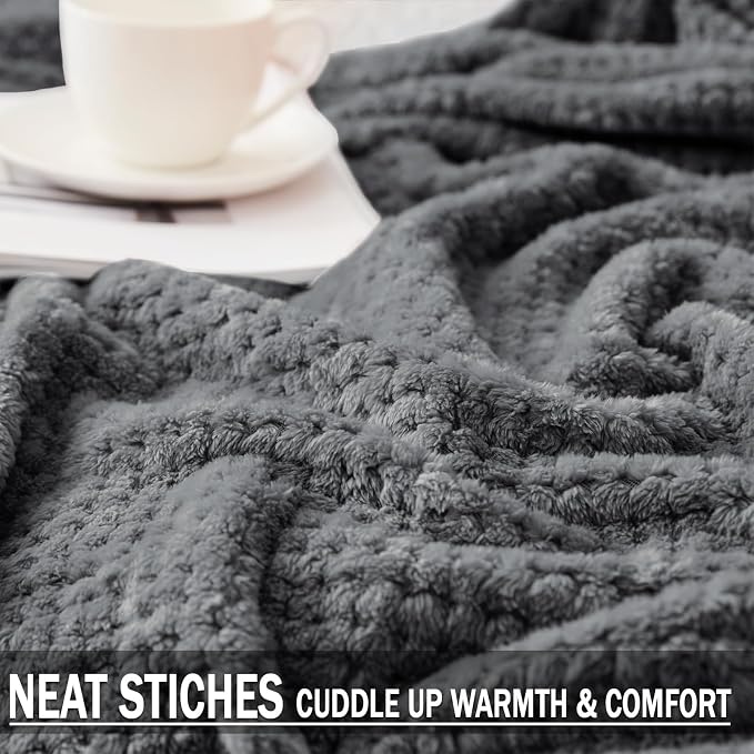 Exclusivo Mezcla Fleece Throw Blanket Extra Large, Super Soft and Warm Blankets - Image 3