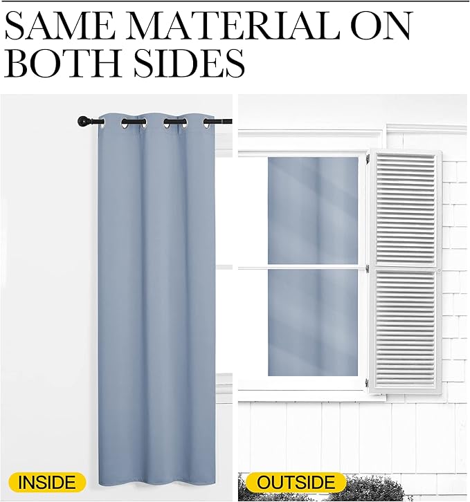 NICETOWN Blackout Curtain Panels - Image 5