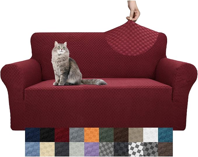 YEMYHOM Couch Cover Latest Jacquard Design High Stretch Sofa Covers by YEMYHOM