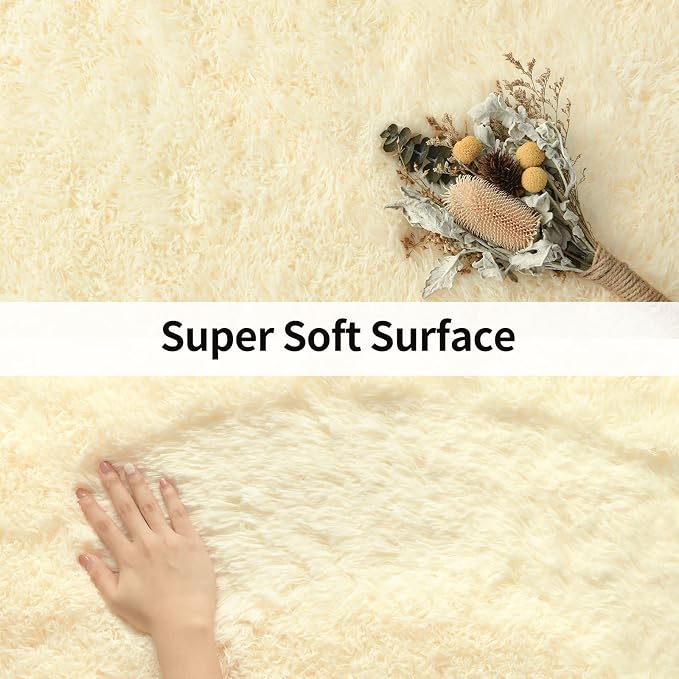 Merelax Modern Soft Fluffy Large Shaggy Rug - Image 8