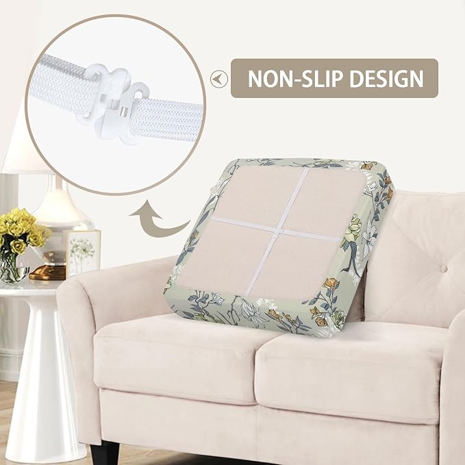 SearchI Stretch Printed Sofa Couch Cushion Covers Replacement Chair Cushion - Image 6