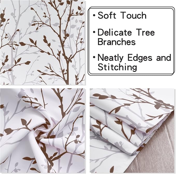 Luvyohmee Tree Branch Printed Curtain Valance, 18 inches Long Window Treatment - Image 6