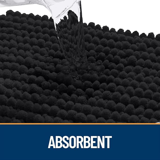 OLANLY Dog Door Mat for Muddy Paws 40x32, Ultra Absorbent Chenille Mud Doormat - Image 4