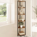 Hzuaneri Corner Shelf Stand, Corner Bookshelf, Storage Standing Shelf Unit by Hzuaneri