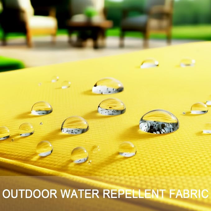 NettyPro Patio Chair Seat Cushion Covers Set 4, Waterproof Outdoor Furniture - Image 2